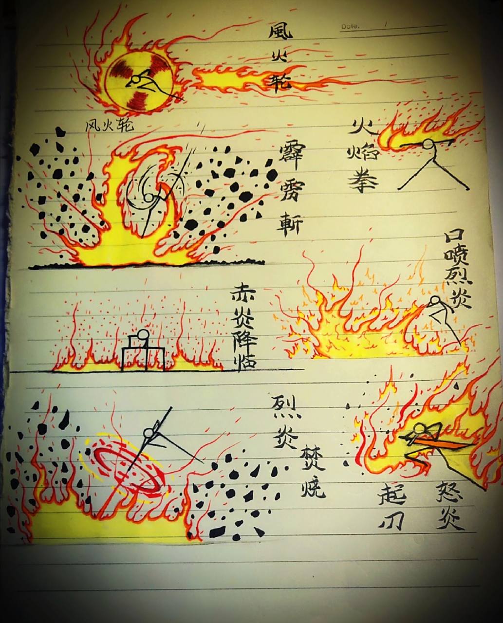 火柴人天师号令,离火位,技能分解基础 自创请勿抄袭!请勿抄袭!