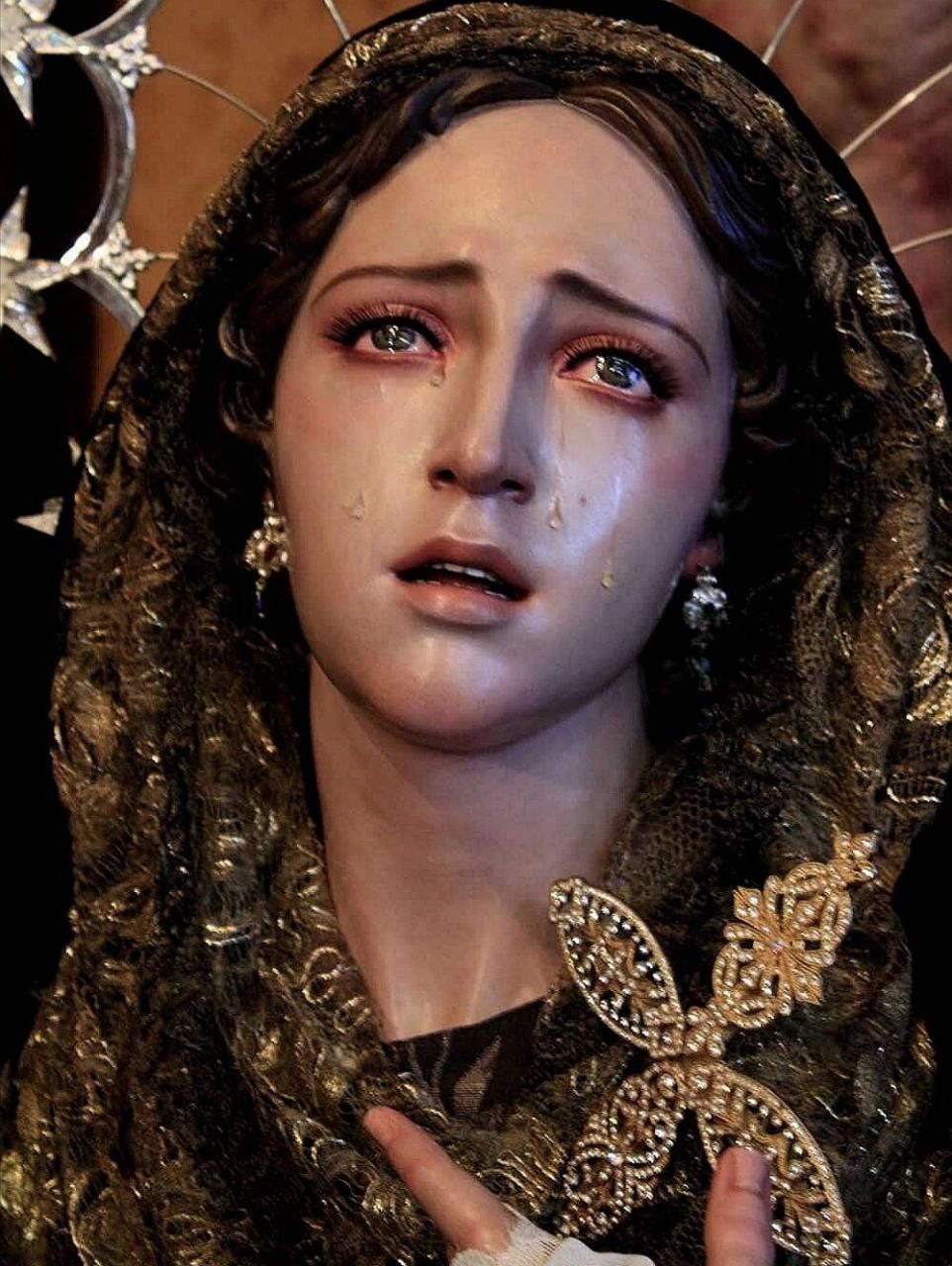 每日艺术|哭泣的圣母玛利亚☞inspiration - 痛苦圣母(our lady of