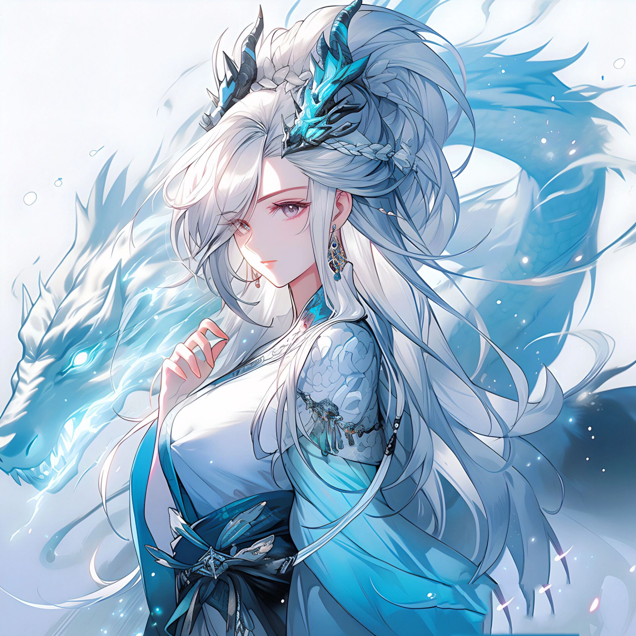 龙族少女,英姿飒爽,英勇善战!▏女生头像