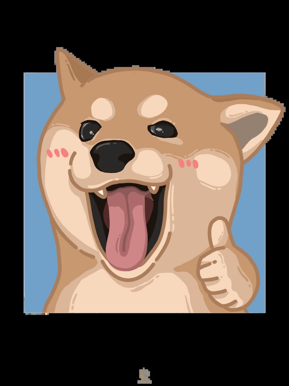 动物头像系列006 会点赞的修勾为你竖起大拇指噜!