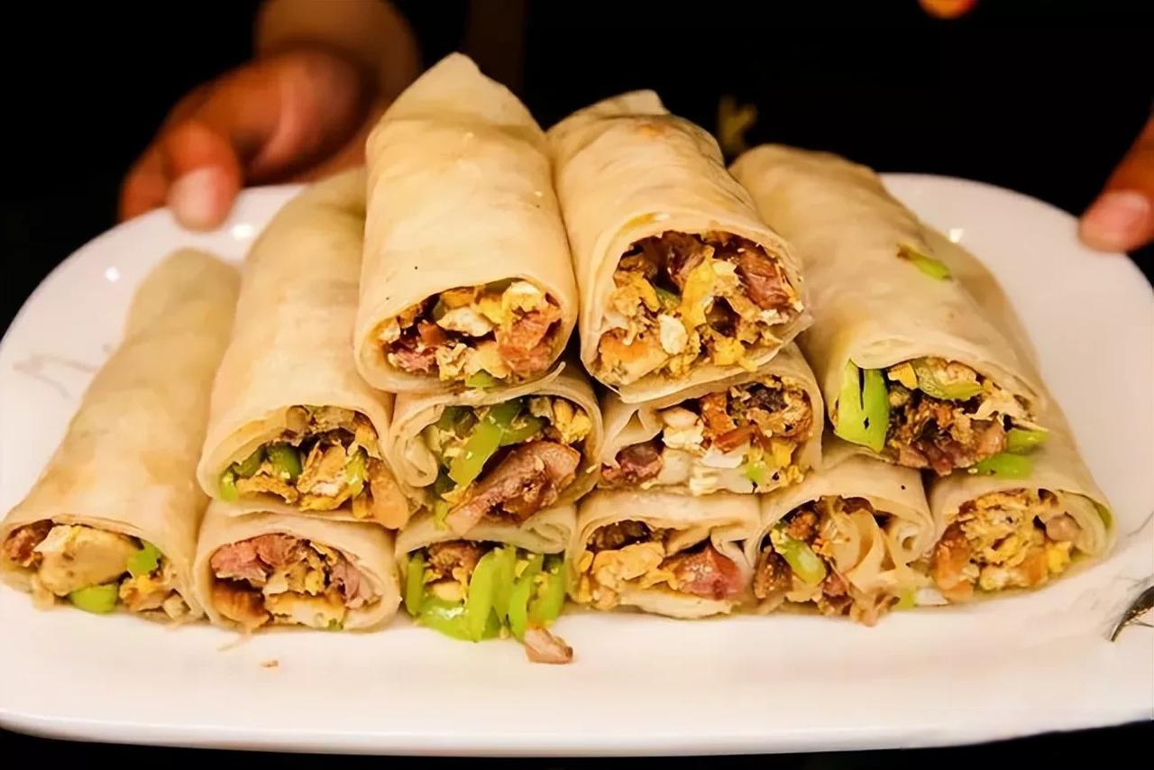 一人一道家乡特色美食 滨州锅子饼是山东省滨州市的一种传统名吃,属于