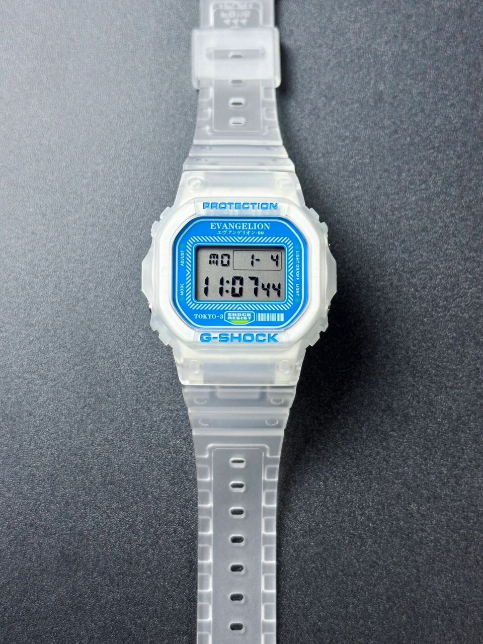 卡西欧&eva绫波丽联名限定 【casio7015eva绫波丽7015阿严