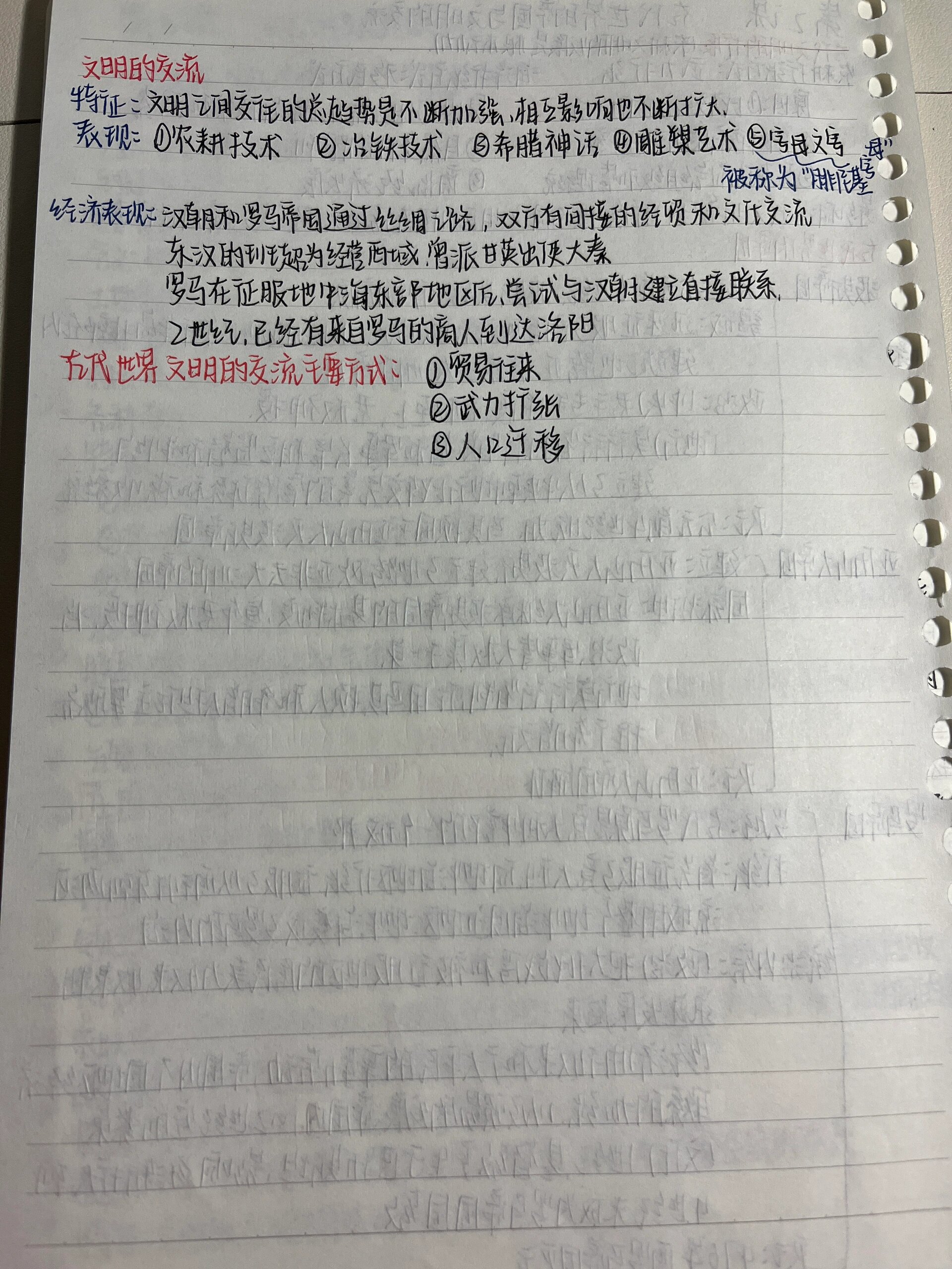 高一必修下册历史笔记@静巷繁华的动态