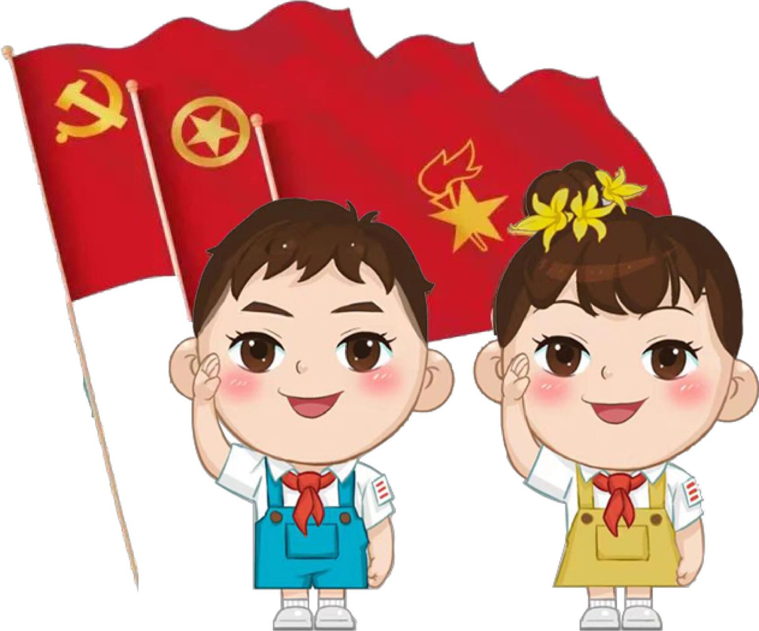 少先队入队之父母寄语  善良勇敢如你,积极进取如你,愿戴上红领巾的你