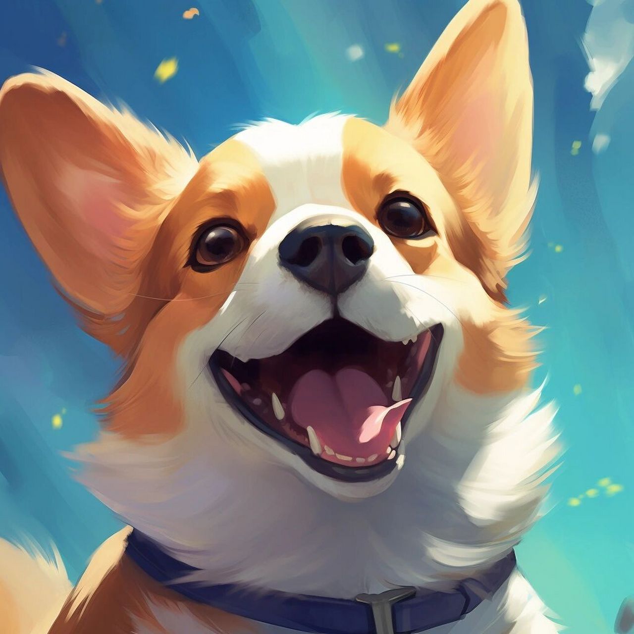 帅气的柯基狗狗的头像～帅帅的可爱宝宝98 小柯基的颜值真的很能打