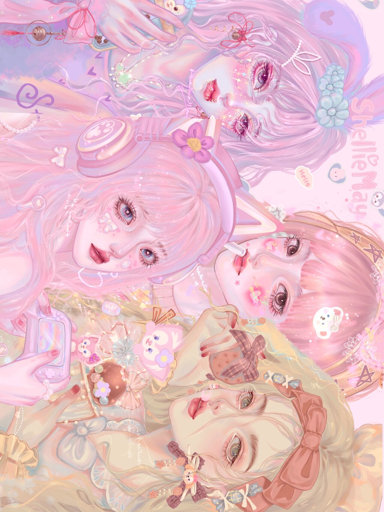 【迪士尼姐妹花】饼饼94来了#四人闺蜜头像