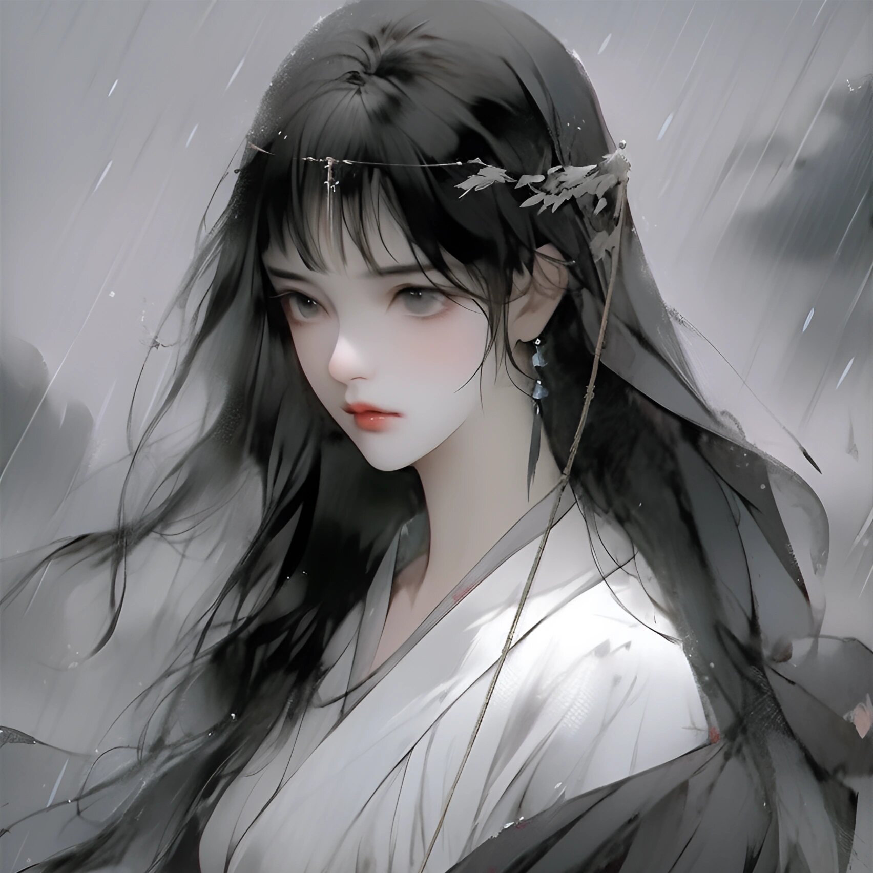 古风头像|黑衣女侠