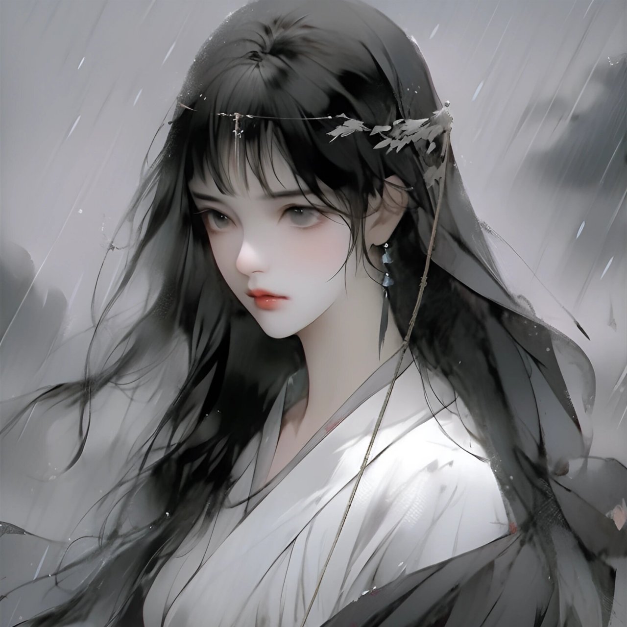 古风头像|黑衣女侠