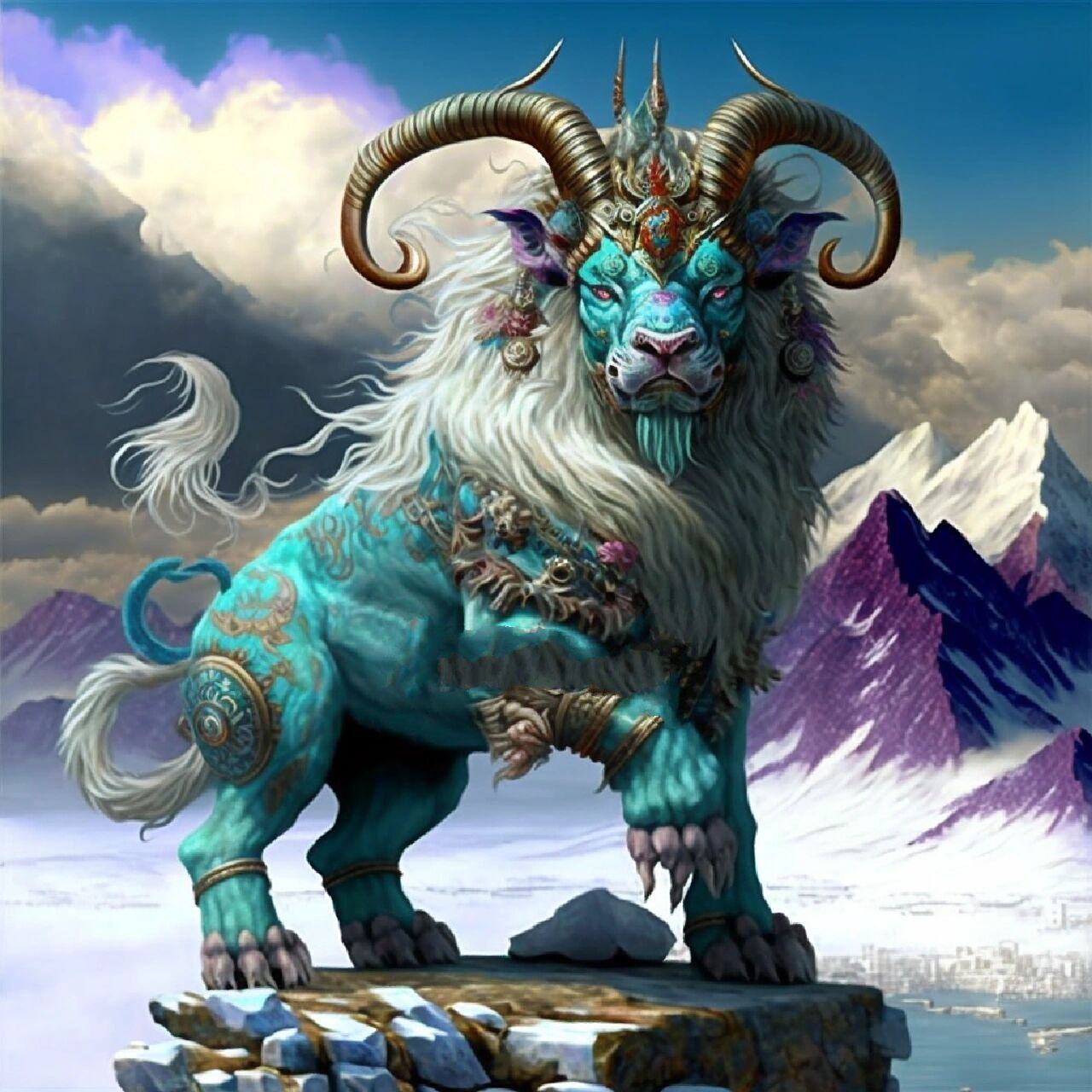 山海经上古神兽-饕餮 听说这次是饕餮的真正模样,你们觉得像么?