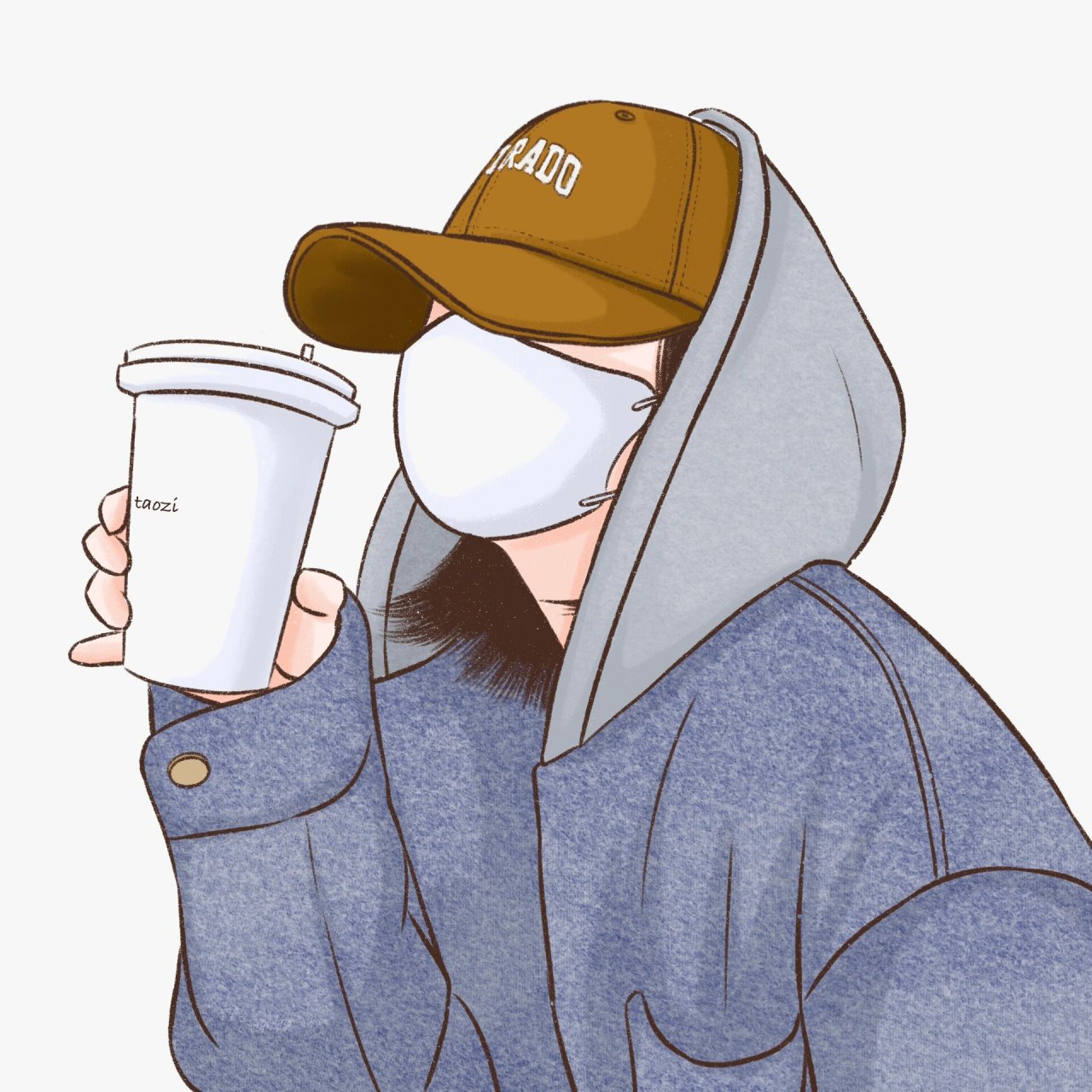女生头像 | 不露脸头像 |鸭舌帽头像