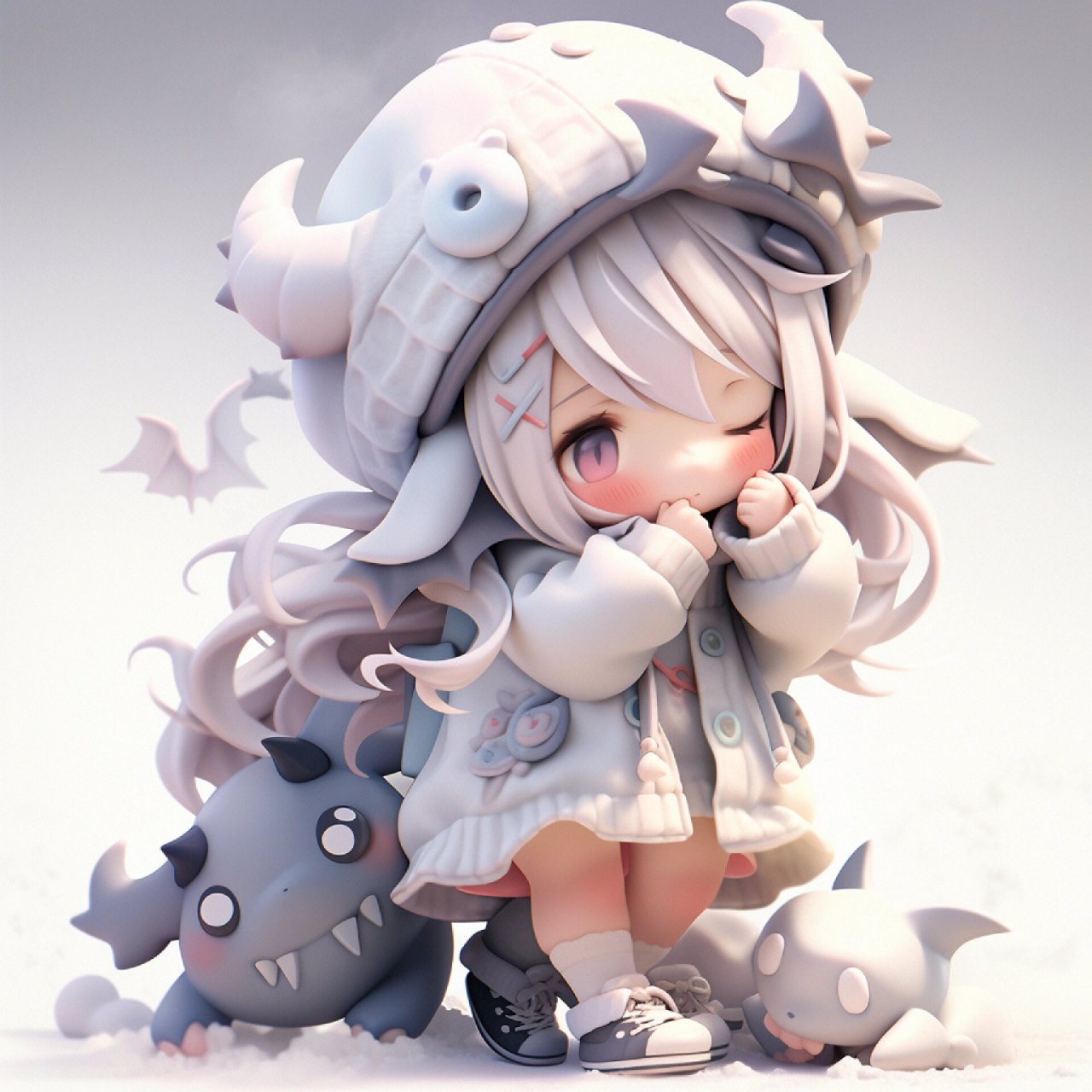 可爱女孩| 生肖龙 |q版