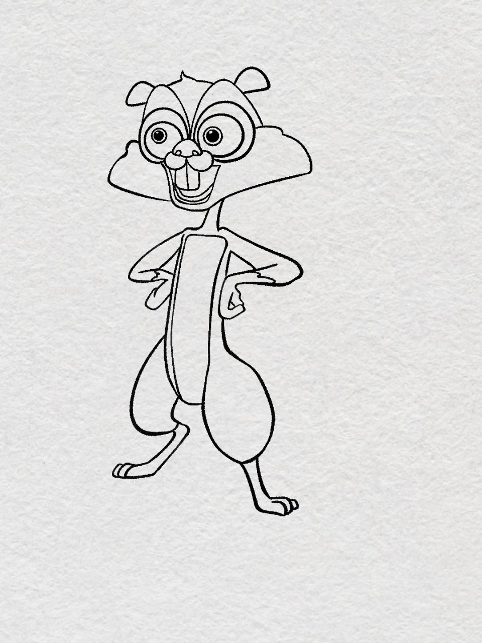 教你画熊出没-蹦蹦