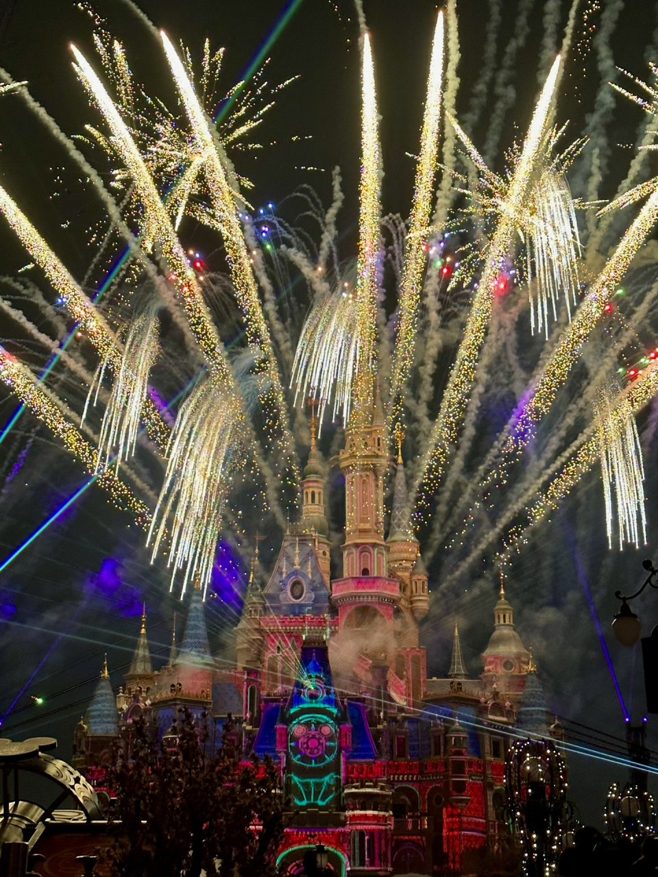 用live图告诉你迪士尼烟花有多好看!