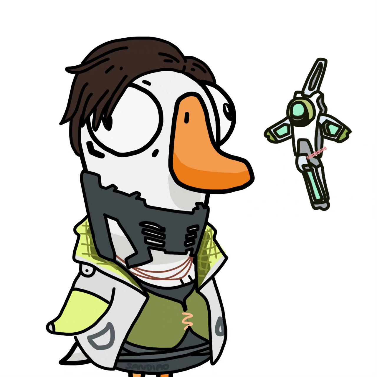 apex鹅鸭杀头像 apex鸭鸭众神之父赐予我力量 	 取自