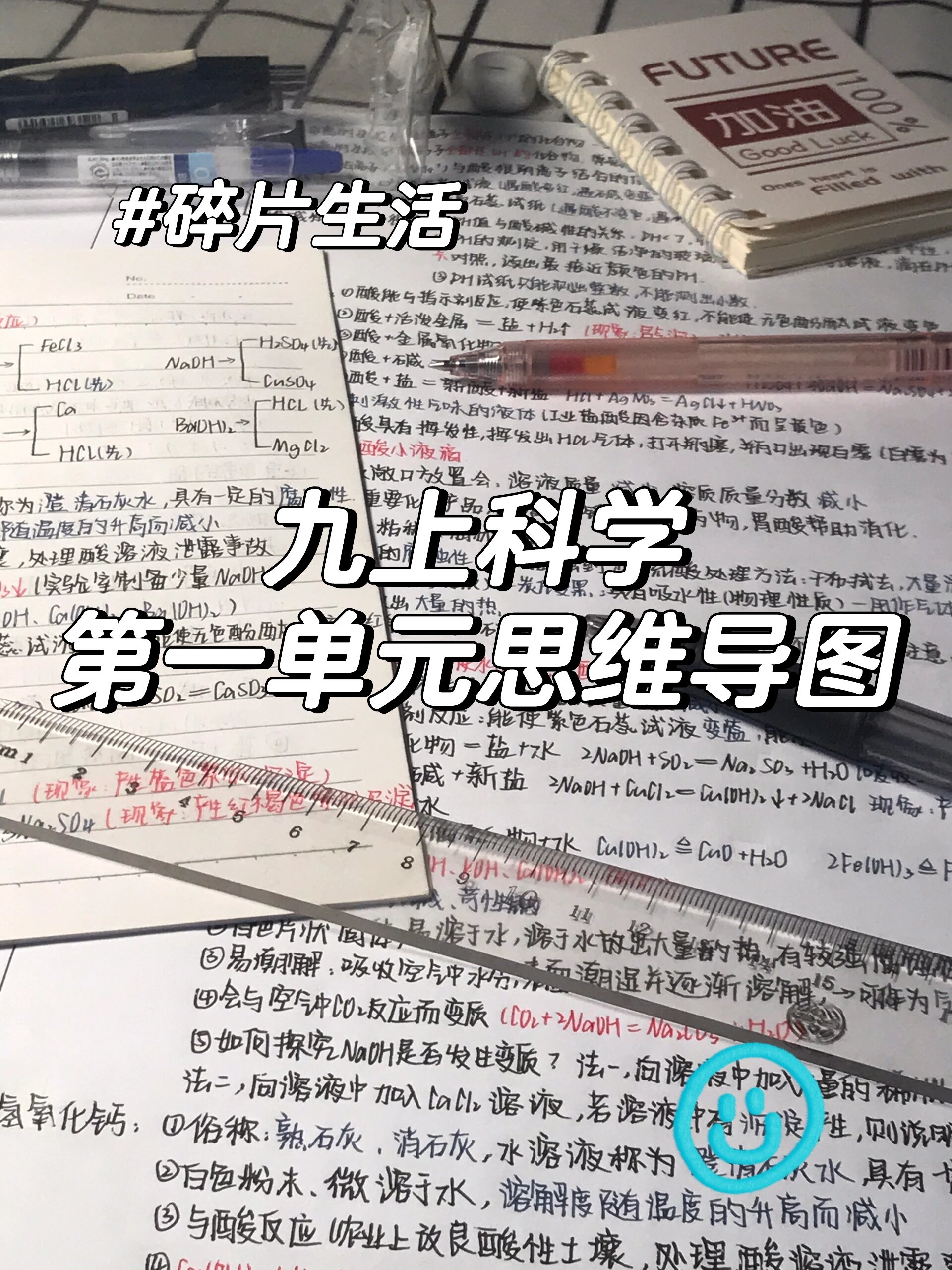 九上科学第一单元思维导图
