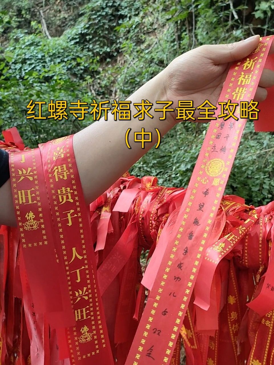红螺寺祈福求子最全攻略(中) 求子流程: 景区门口可扫码够买当日门票