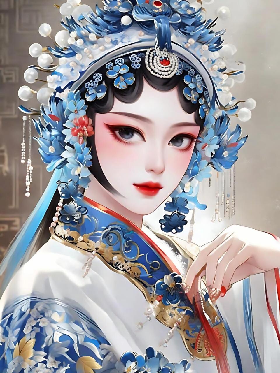 奇域 | 京剧花旦-91 青花瓷之颜 91 94 当青花遇上戏台,每一抹