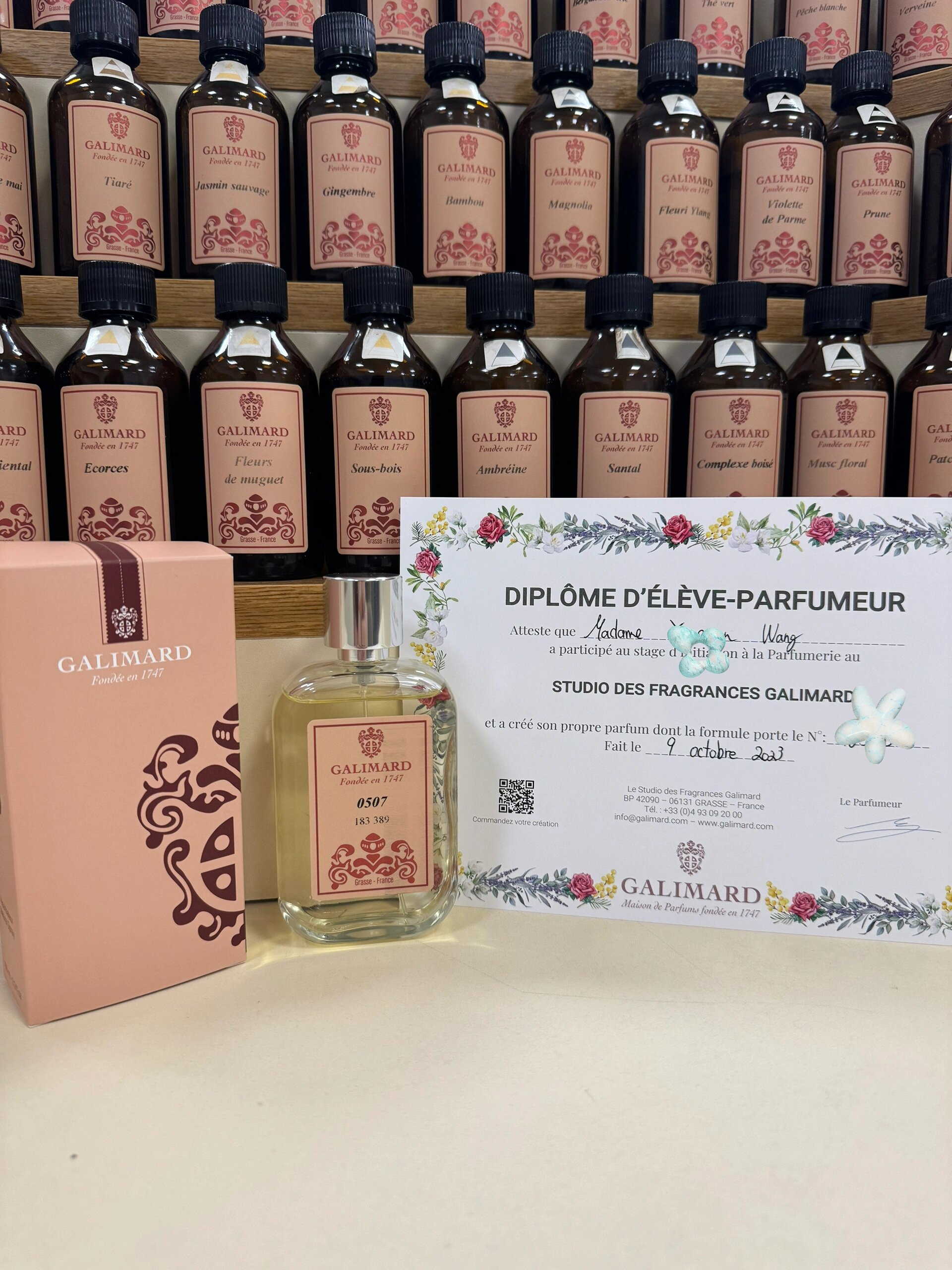 9193格拉斯|从香水学院毕业咯 自制0507香水 99 studio des