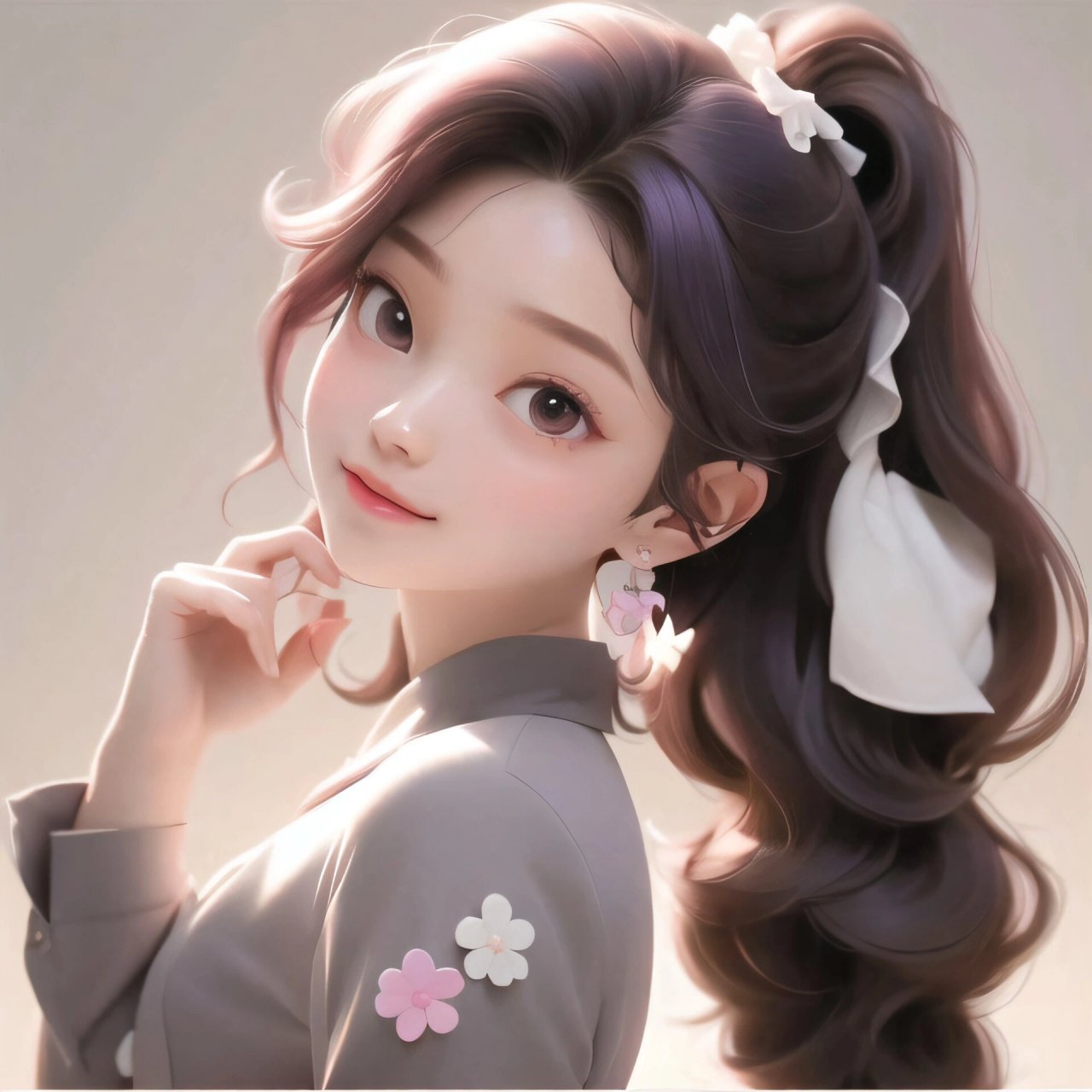 温柔可爱  淑女头像 如需原图9315跟我要