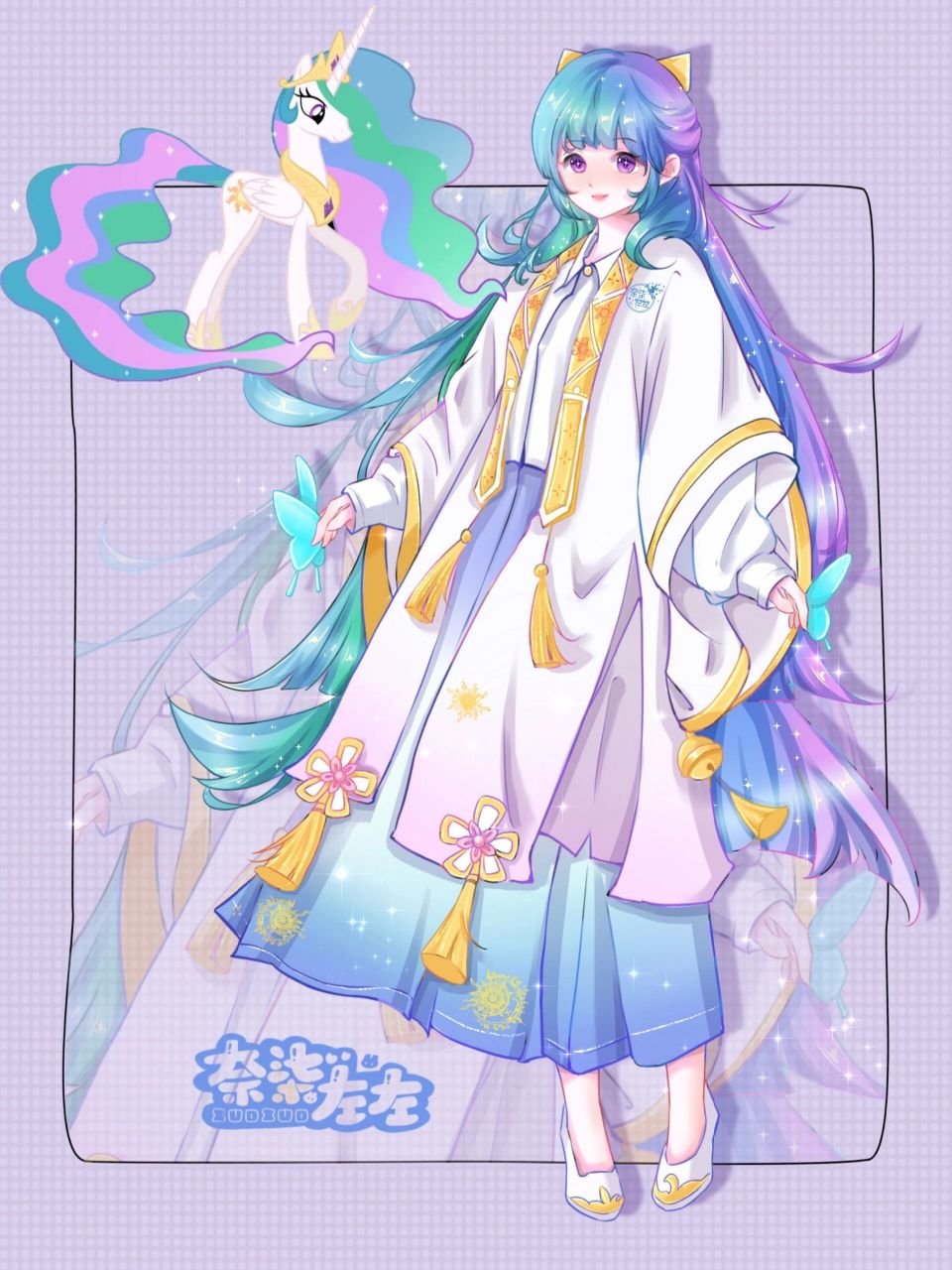 小马宝莉拟人之宇宙公主 画到公主们啦,下一个想看哪个公主呀 93