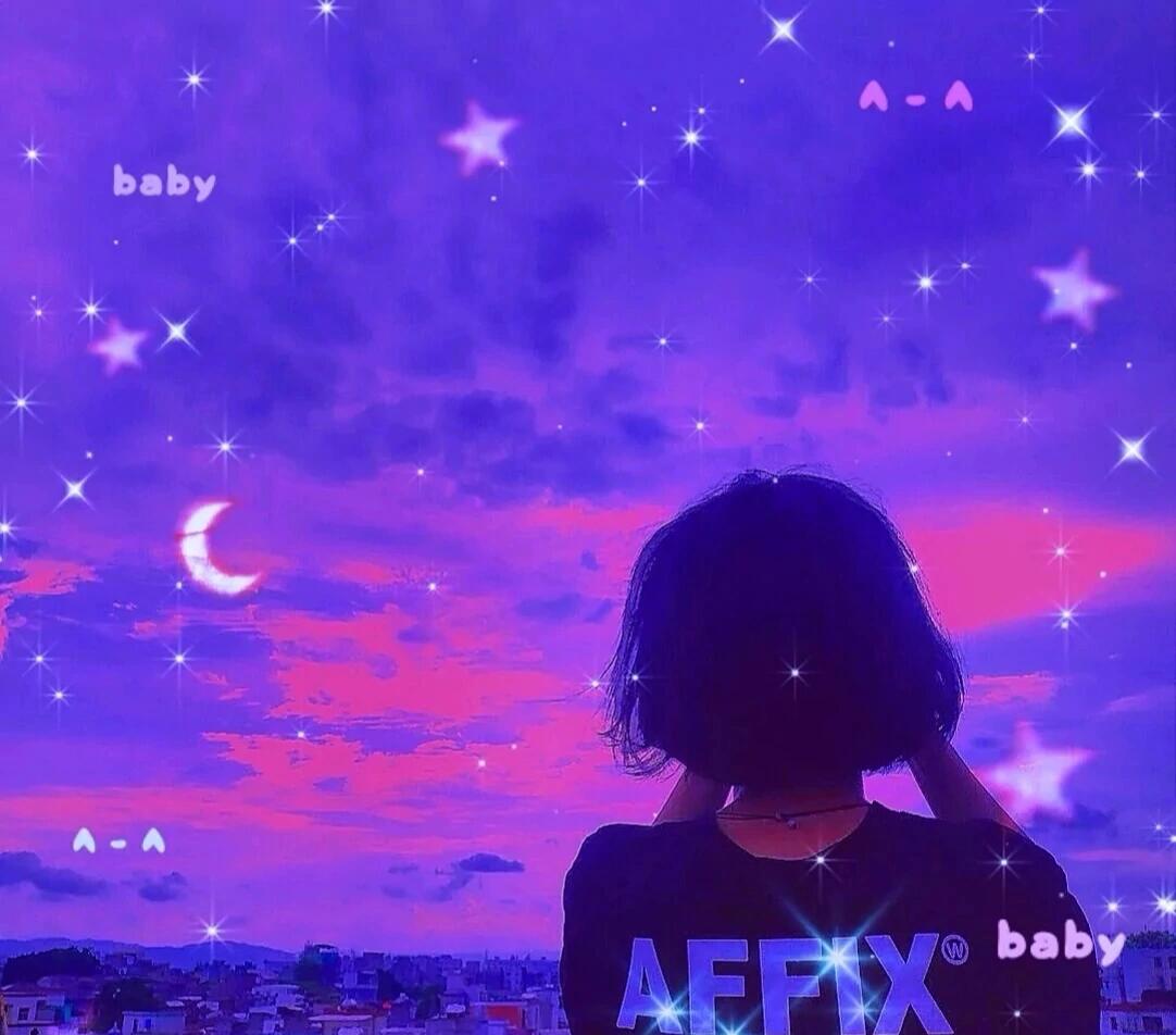 好看的星空女生头像
