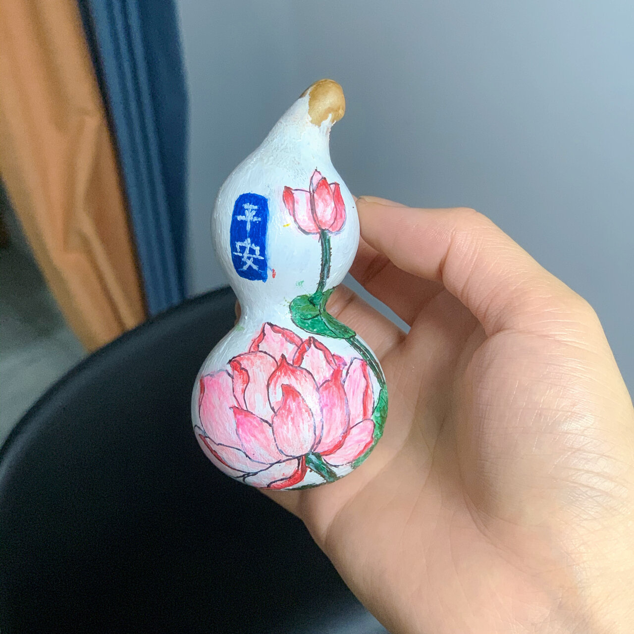 儿童小葫芦作画图片