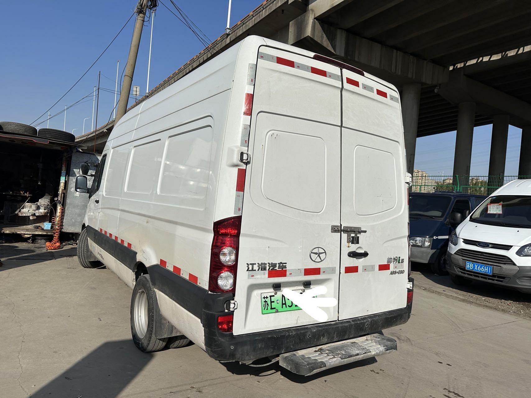 2021年江淮星锐高顶加长后双轮,纯电动面包车货运,一手车,0首付低出