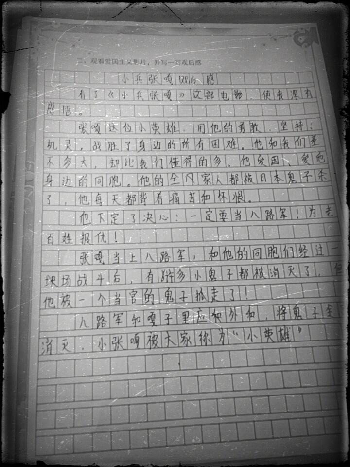 大国功勋读后感300字图片