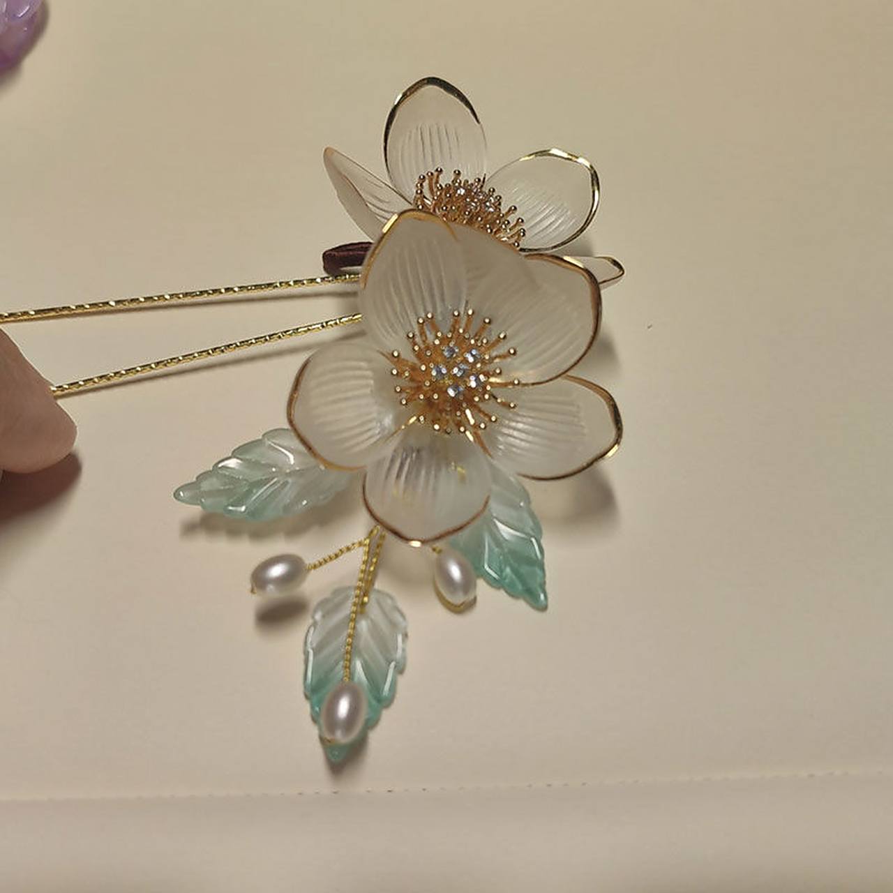 山茶花系列古风发饰,12.92入!