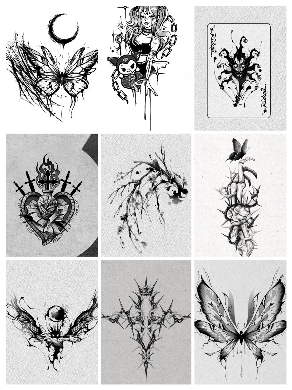 刺青 / 纹身素材 / 暗黑风格