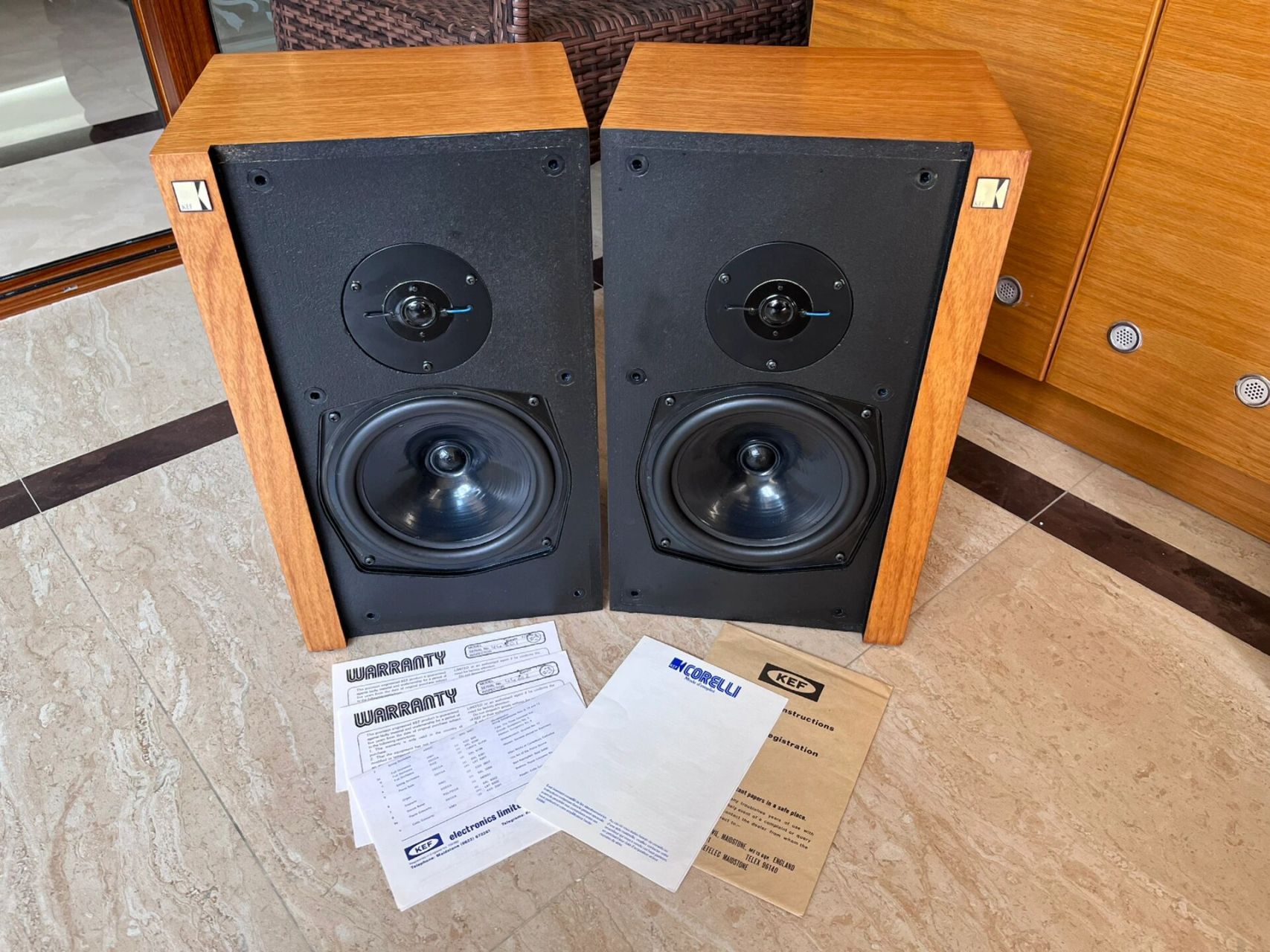70年代英国产 kef corelli sp 1051古董音箱 英国 kef corelli sp