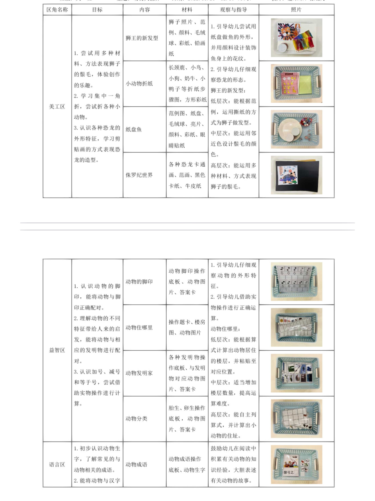 动物大世界个别化图片