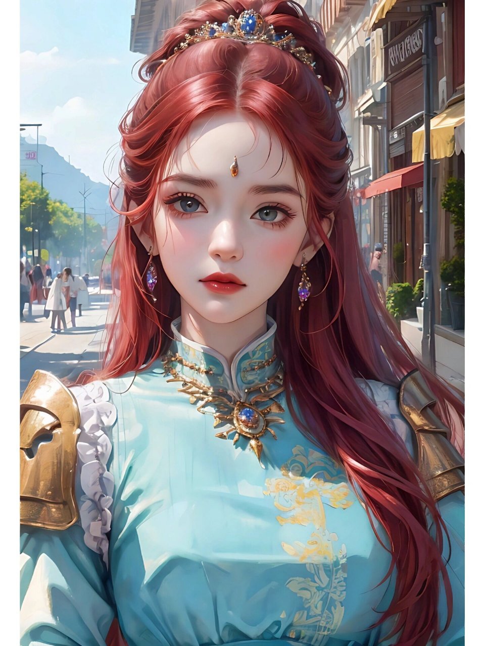 红发公主|壁纸头像 迪士尼红发公主叫爱丽儿公主,她聪慧,好看,漂亮