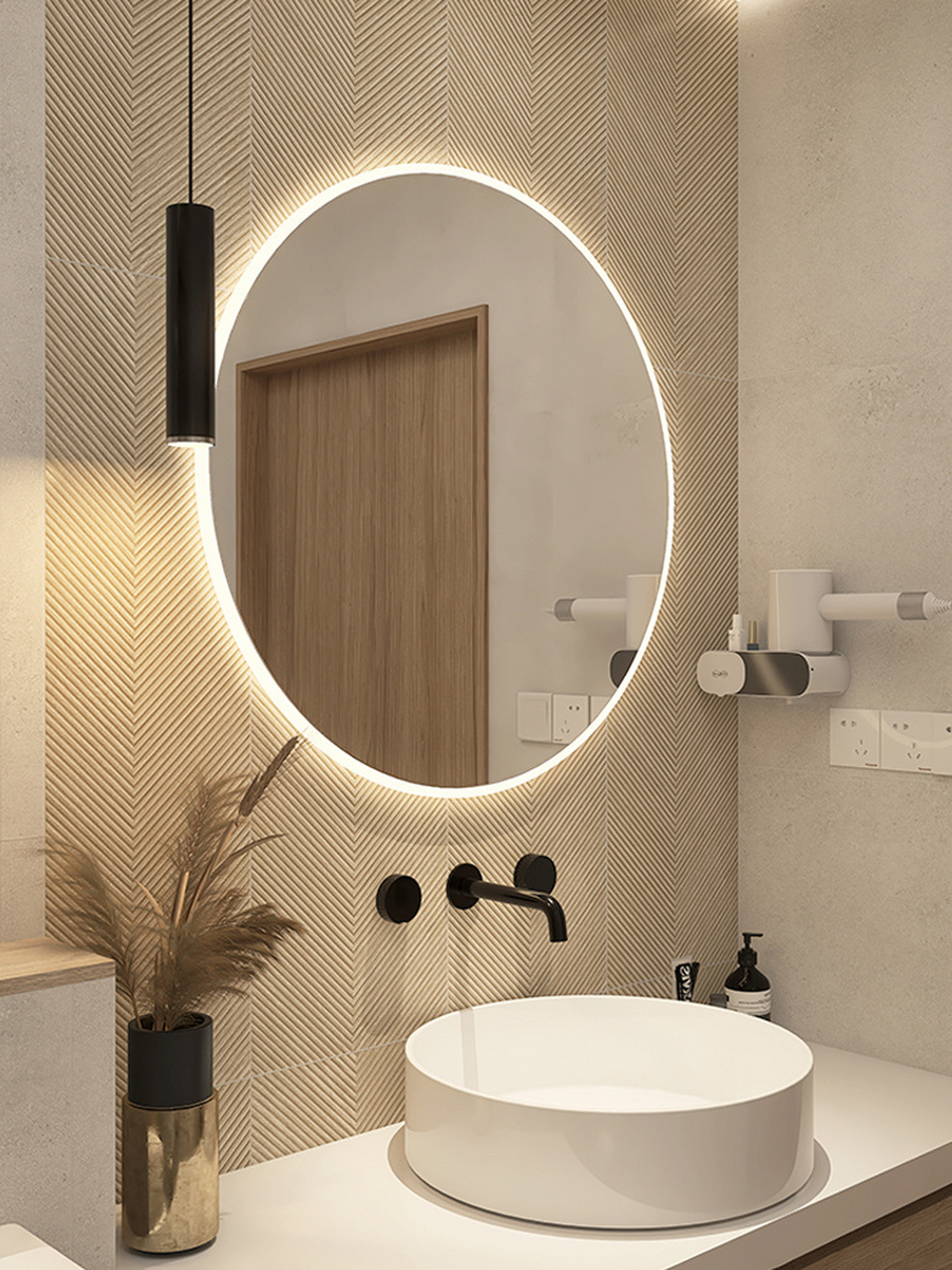 bath room|99改原木风卫生间|装修设计 昨天是侘寂99改,还是暗黑