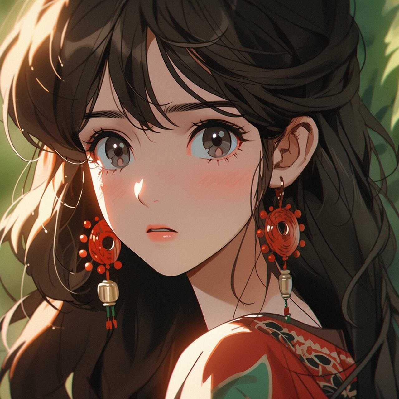 女生头像92 | 卷发大波浪