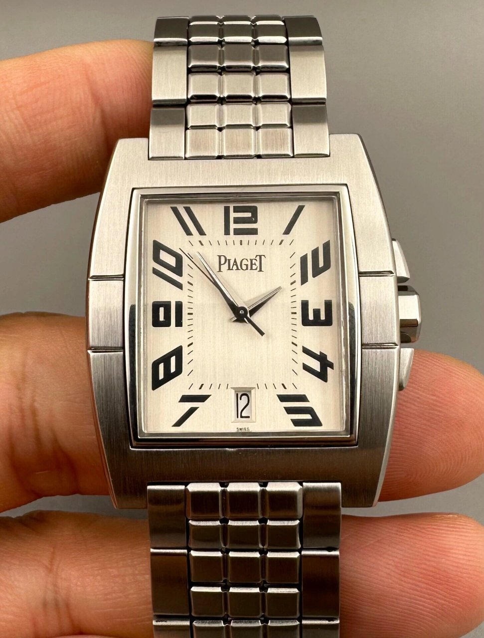 piaget伯爵逆流系列男士手表 伯爵逆流系列,33*40mm表径精钢表壳和