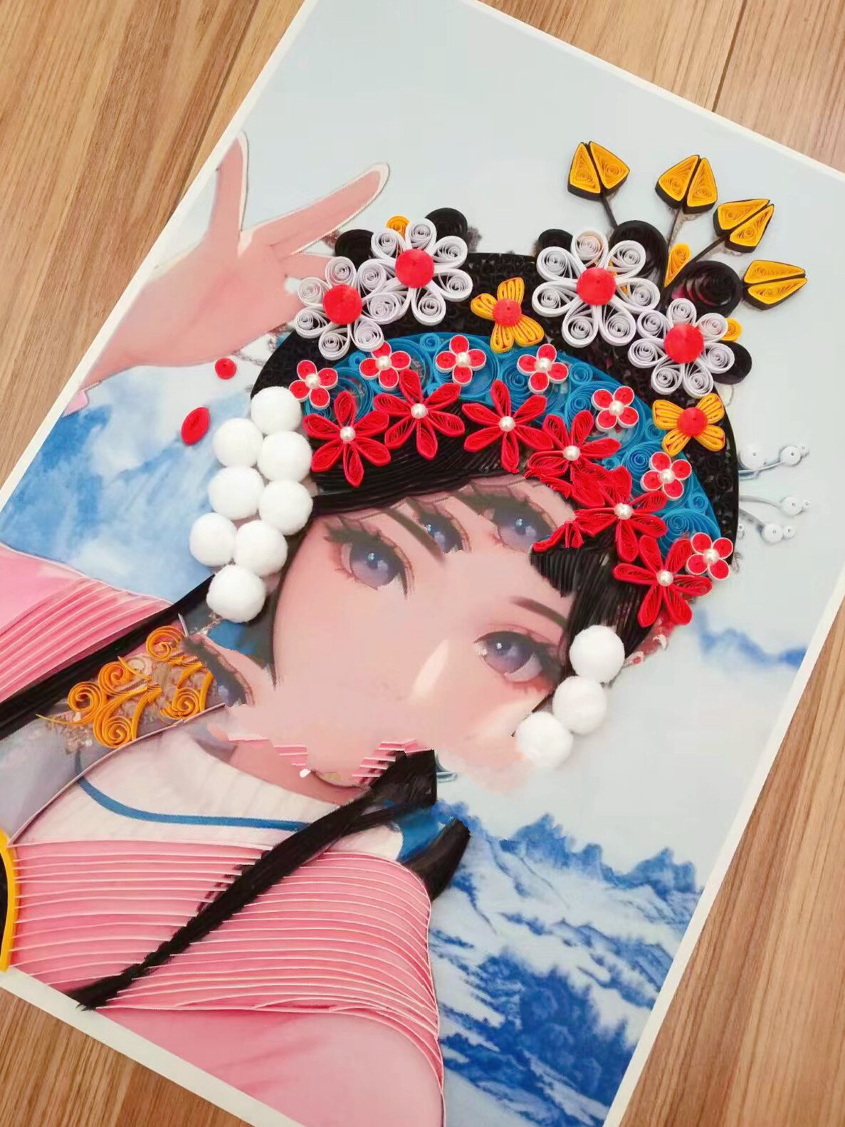 衍纸国风花旦集锦