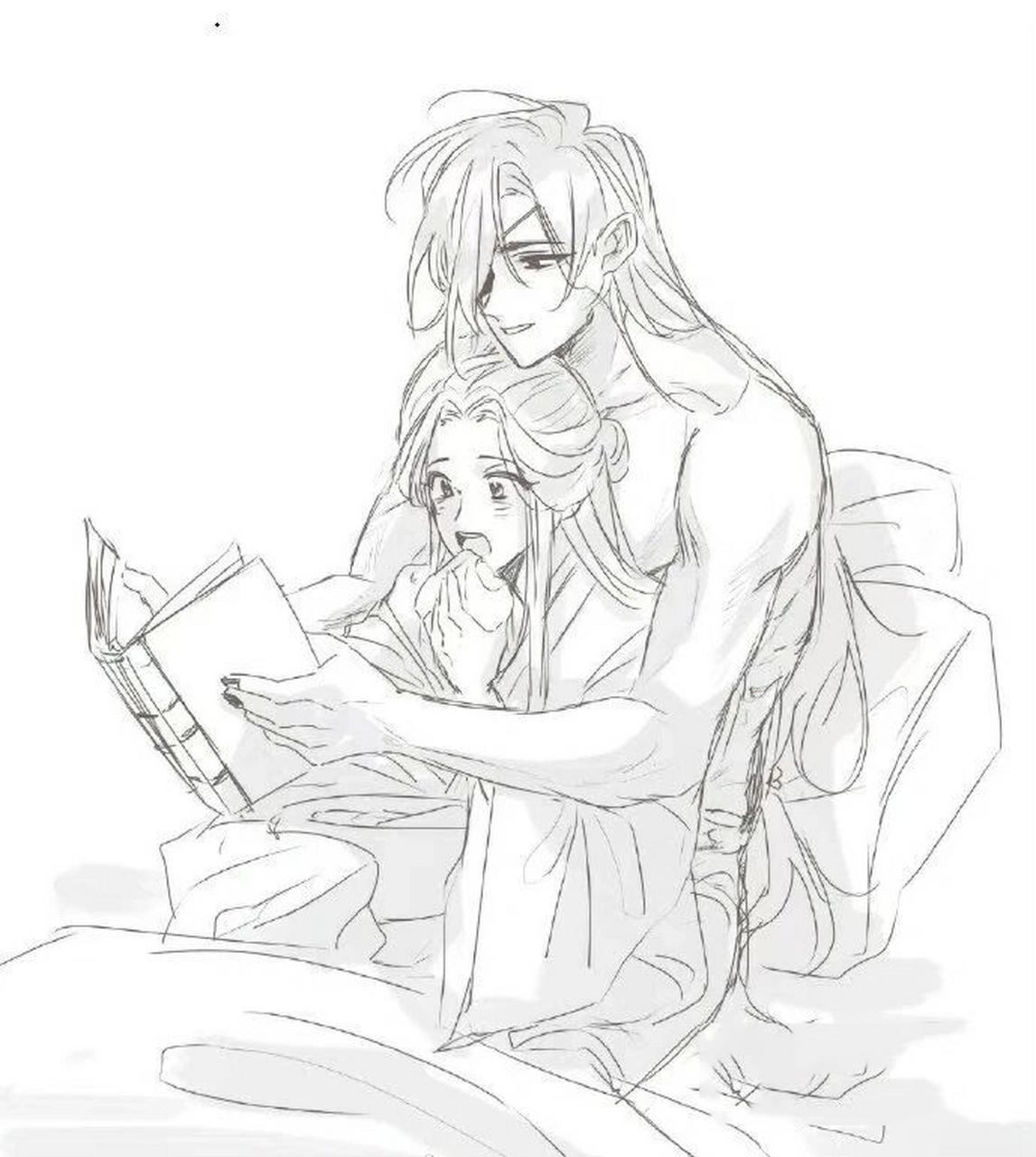 花城谢怜在学习呢