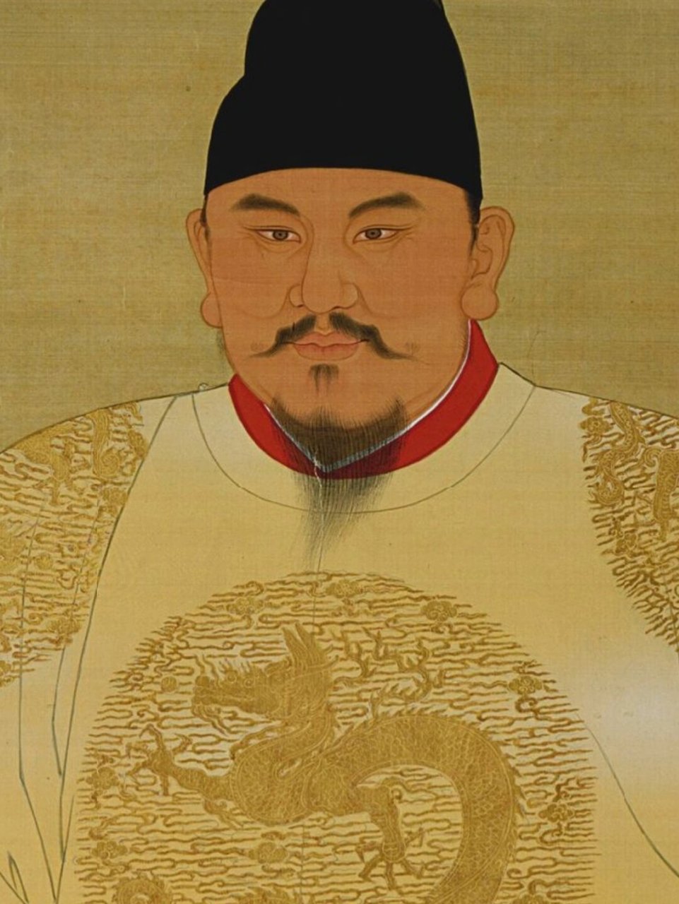 大明太祖高皇帝全身像立轴