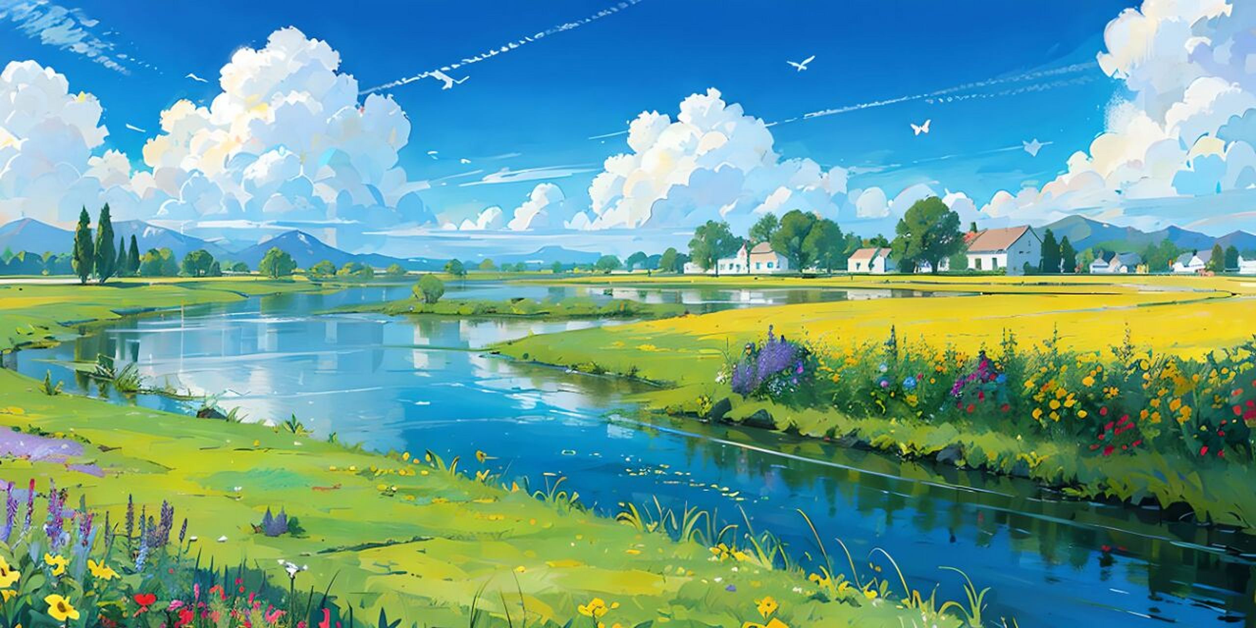 护眼电脑壁纸图