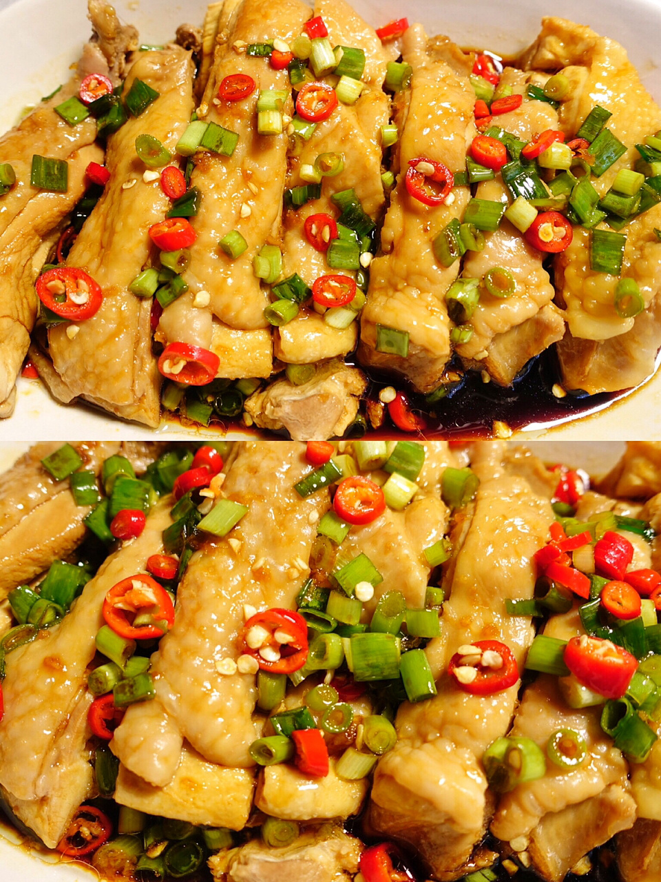 强烈推荐7515十分钟搞定无敌好吃的秘制葱油鸡