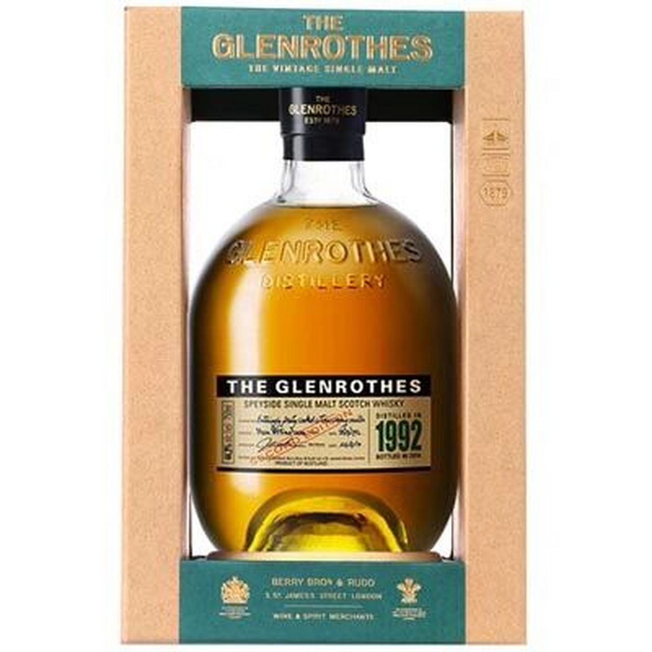 格兰路思1992年单一麦芽苏格兰威士忌第二版 glenrothes vintage 1992