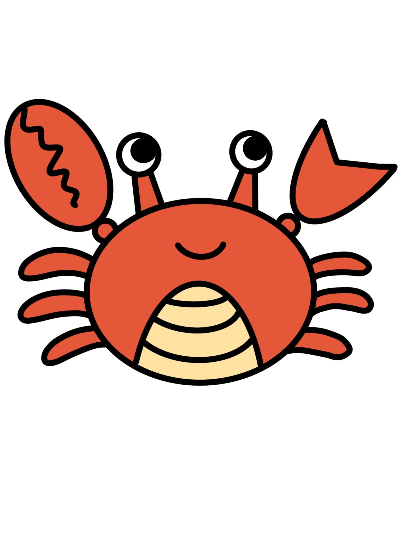 儿童简笔画|大螃蟹02@爱生活的小王two的动态