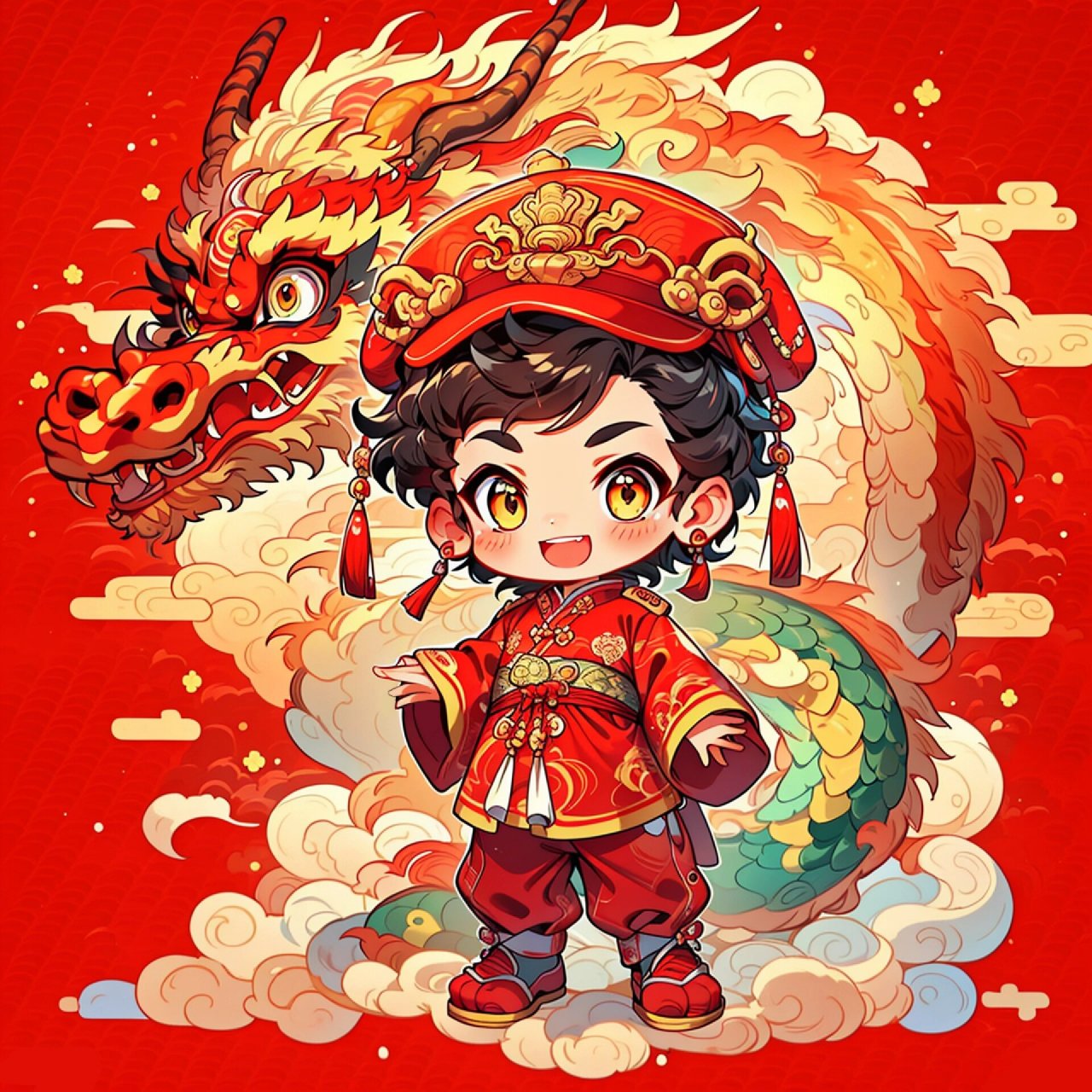 国潮风头像‖龙凤腾飞93       清清日常库存