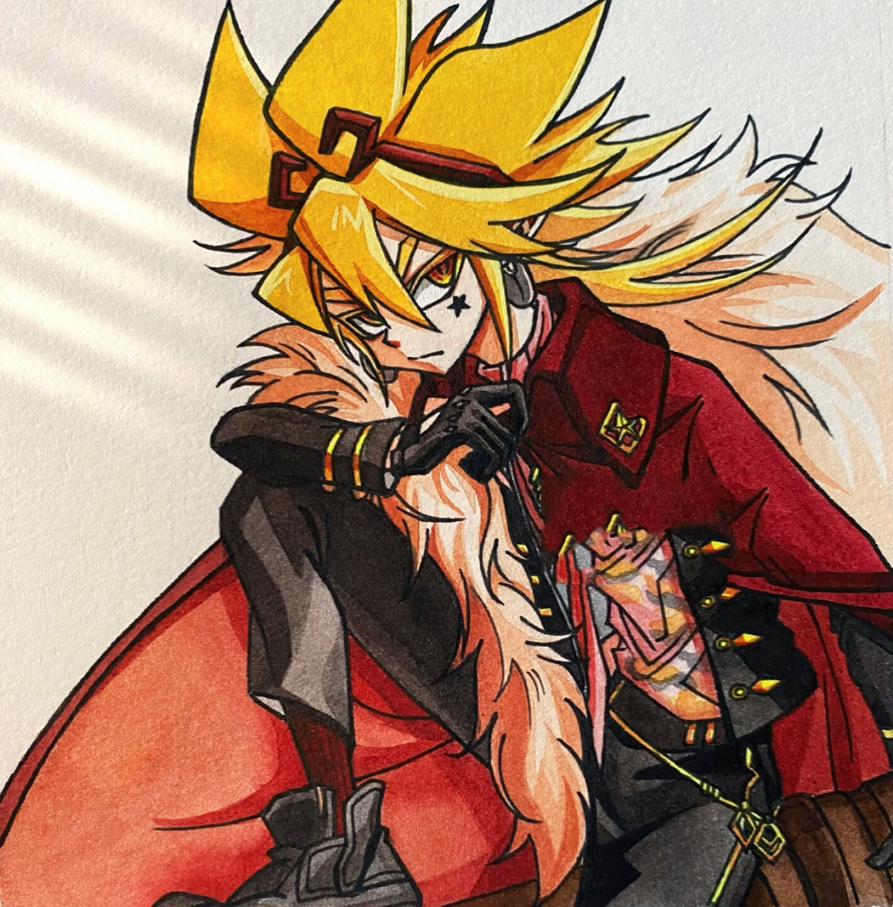 凹凸世界手绘教程|绘画过程 嘉德罗斯 凹凸世界临摹打卡