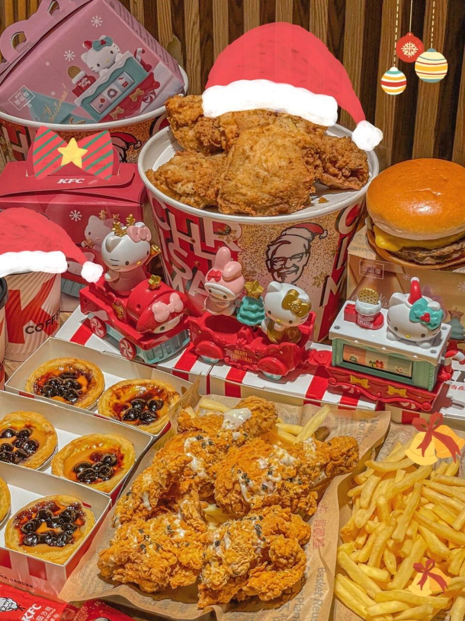 kfc圣诞大餐90超多新品6015这个月我住肯德基 肯德基圣诞大餐太