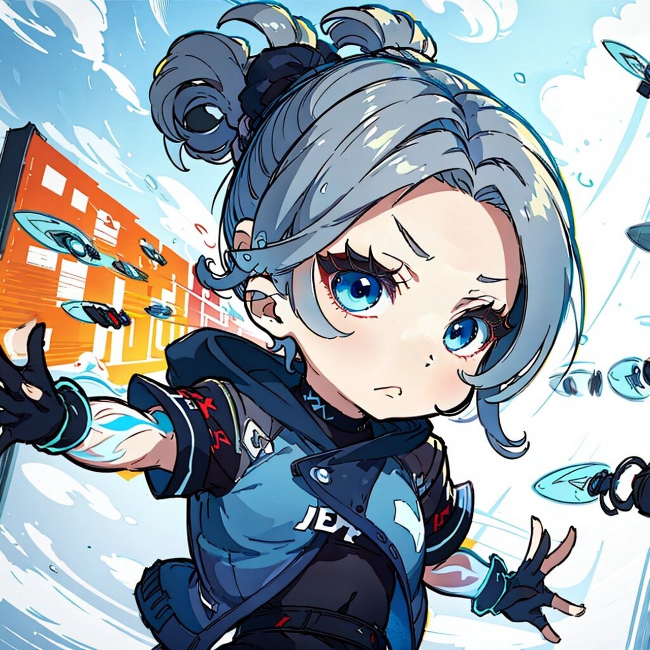 卡通头像 捷风 瓦罗兰特 无畏契约 卡通大头贴