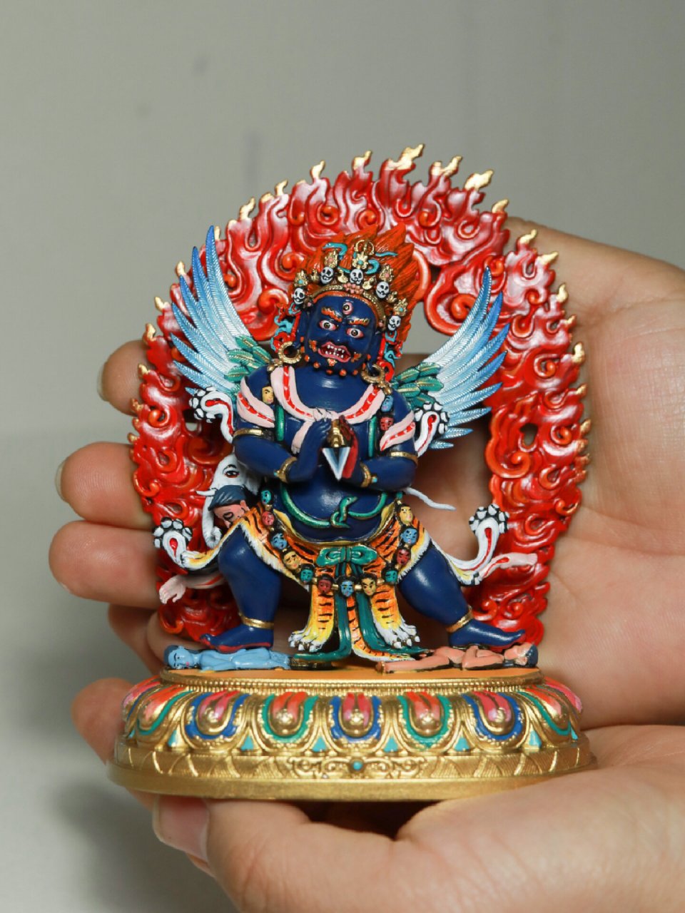 佛像彩绘 普巴金刚