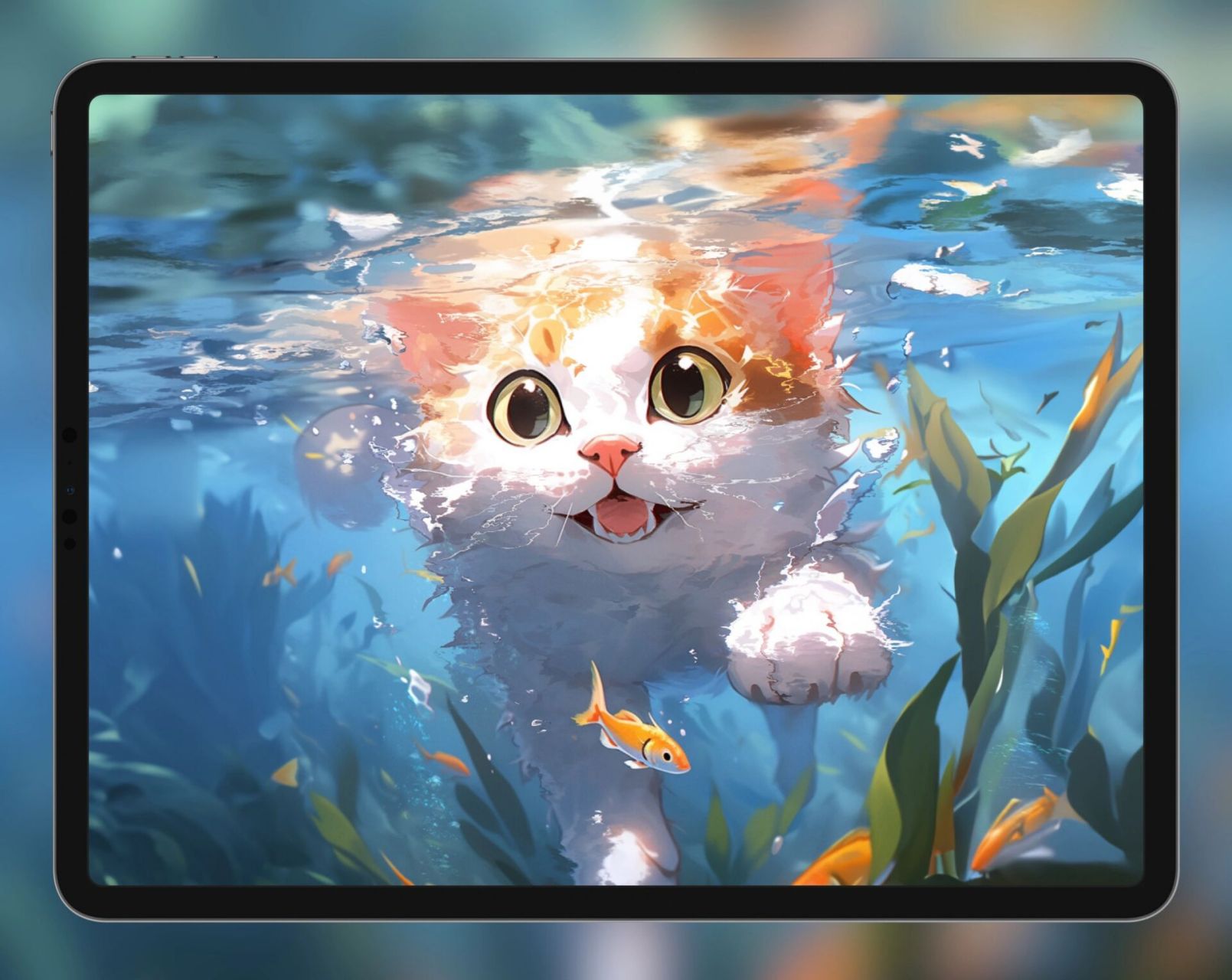 ipad平板电脑超清壁纸分享96【猫猫 草原】