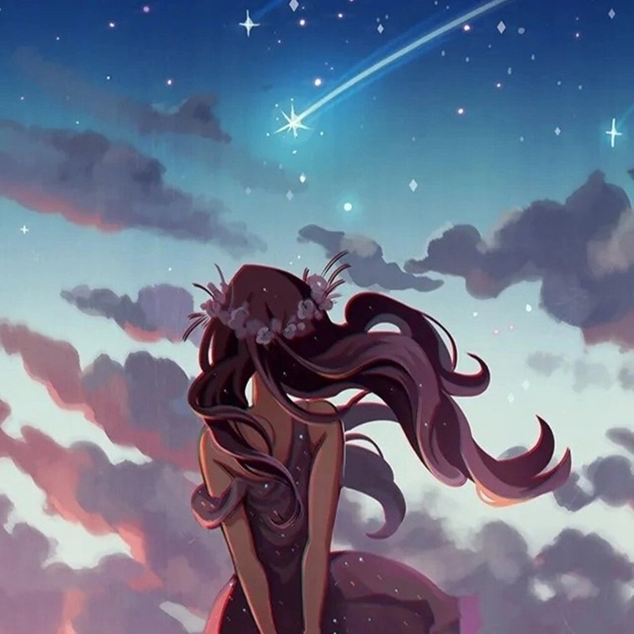 动漫女头～背影杀       由于你有些迷人危险,福神将会把你发配到幸福